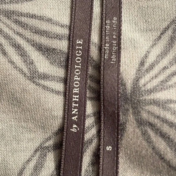 Anthropologie Terri Embroidered Floral Top Small Boho Cottagecore Short Sleeve - Picture 6 of 7